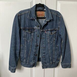 Levi's Jean Jacket Womens S Denim Trucker Blue Cotton